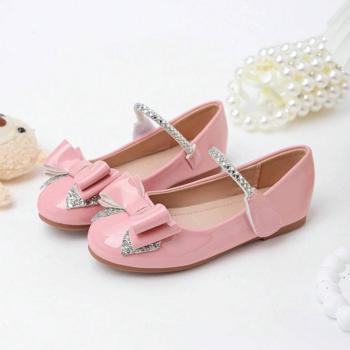 Трансграничная внешняя торговля стразы банты мелкий рот темпераментная обувь принцессы