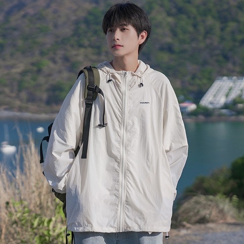 Mountain series outdoor hooded sun protection clothing men's summer thin breathable skin-friendly clothing couple's sun protection jacket