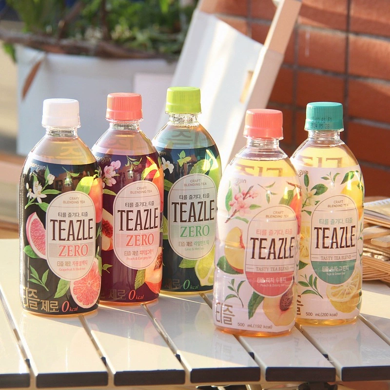 Корейский импортный напиток Xionjin со вкусом персика Улун чай граф черный чай грейпфрут зеленый чай фруктовый чай в бутылках 500 мл