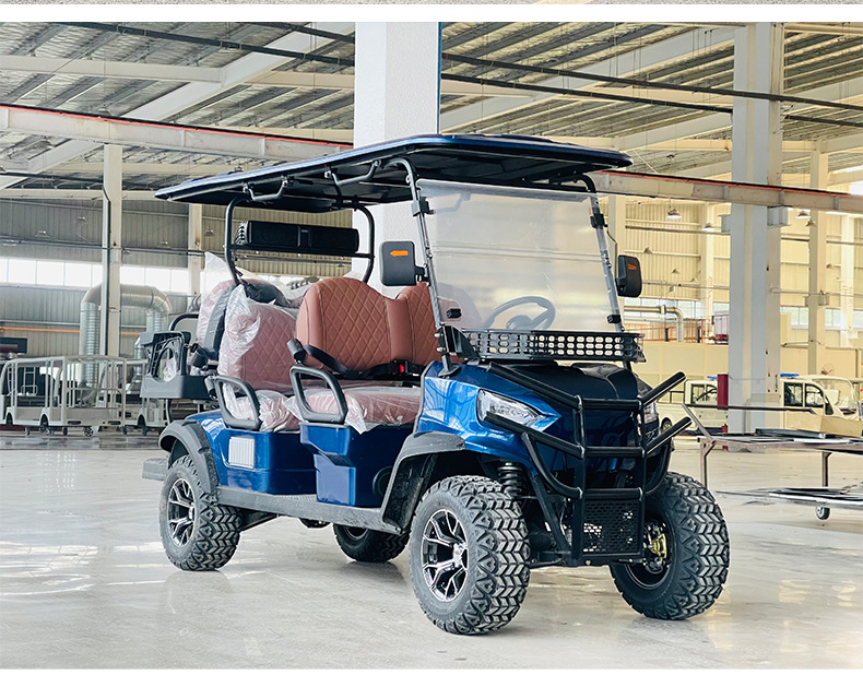 6-Seater Electric Golf Sightseeing Car, Hunting Vehicle, Villa Self-Driving Electric Vehicle, 6-Seater Electric Golf Cart