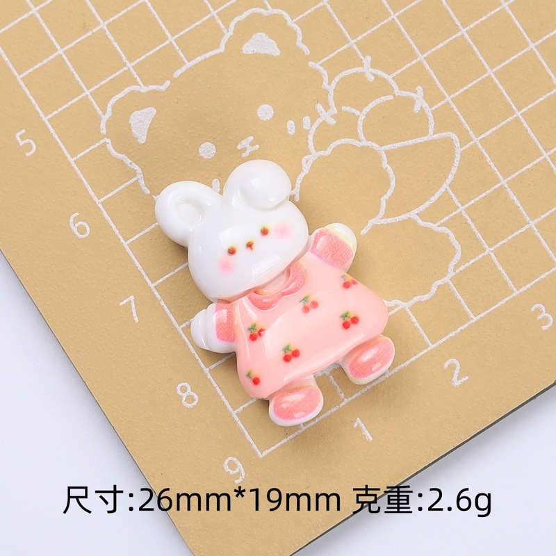 可爱小女孩卡通手工diy饰品配件奶油胶树脂小配件洞洞鞋扣材料包|undefined