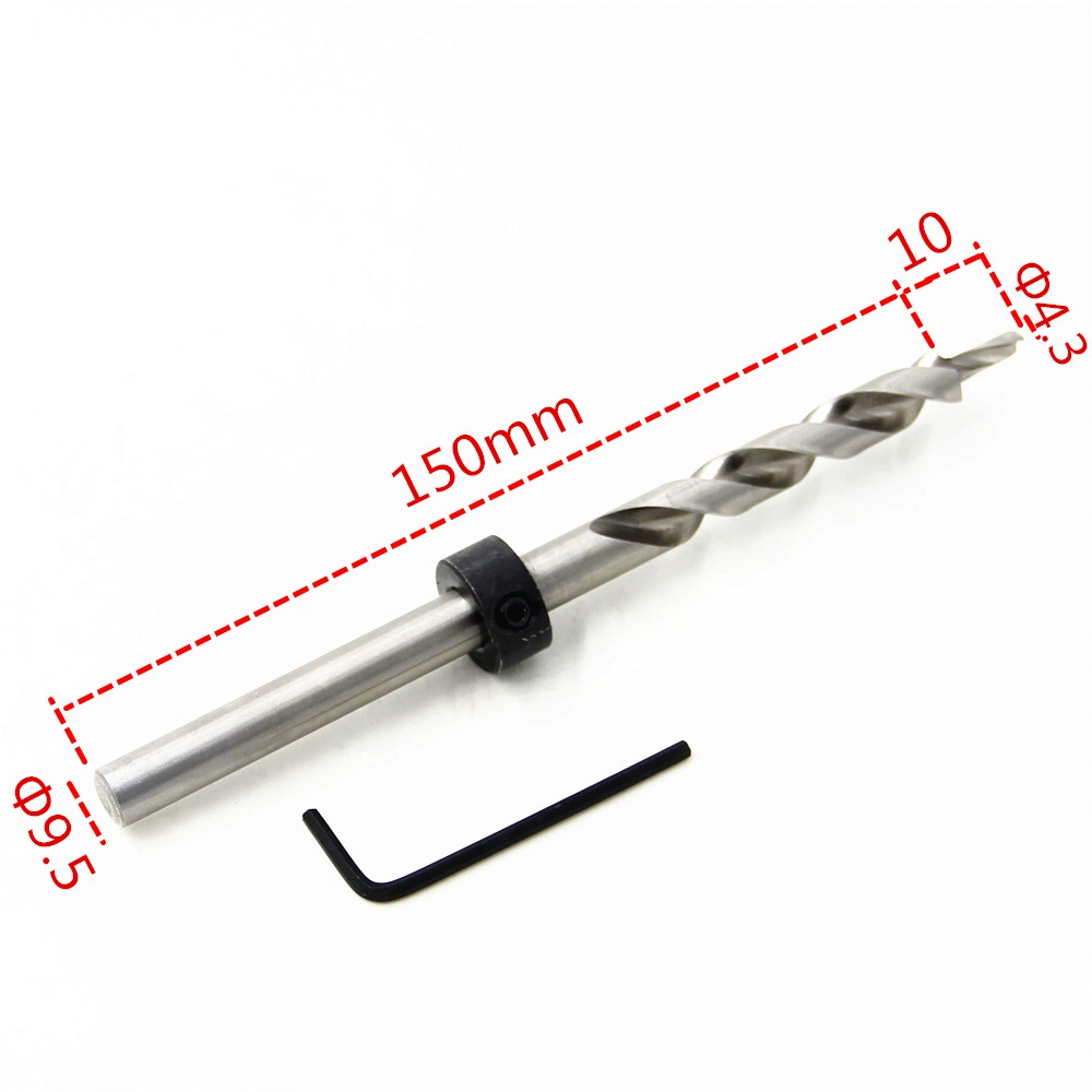 9mm удлиненные высокоскоростные стальные столярные наклонные отверстия специальные фитинги ступенчатое сверло 9.5mm наклонное отверстие позиционирование сверла второго порядка