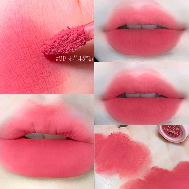 Lipstick, matte lip gloss, translucent shading, 20 colors