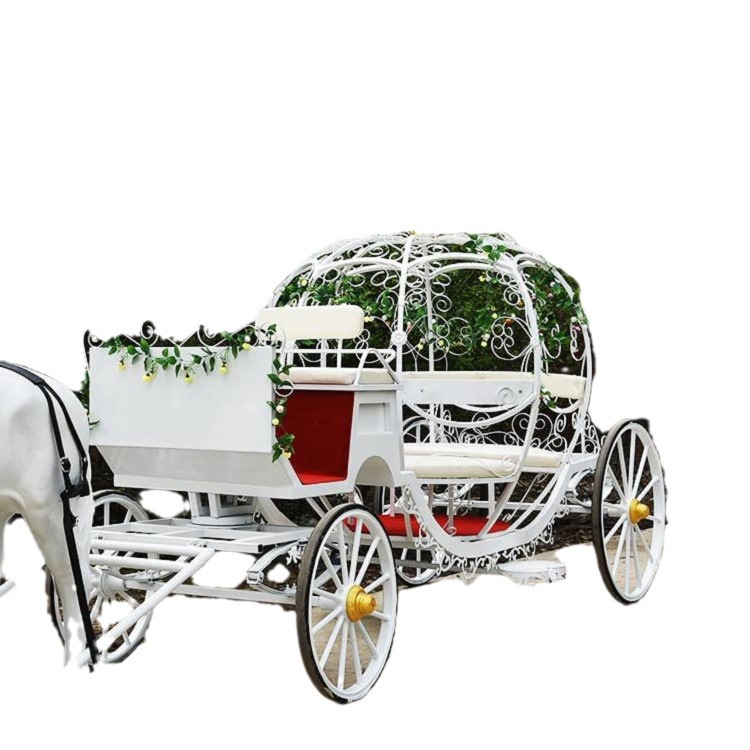 Recorrido turístico de atracciones escénicas carro de cuatro ruedas para jugar carro de turismo carro de bodas calabaza