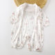 Summer Newborn Jumpsuit Baby Air-conditioned Room Thin Boneless Pajamas Long-sleeved Climbing Clothes Baby Spring and Autumn Home Clothes
