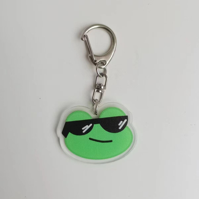 メーカー卸売りの爆発的なアクリルストラップ日系アニメかわいい筆袋バッグ小ストラップ学生のキーホルダー飾り|undefined