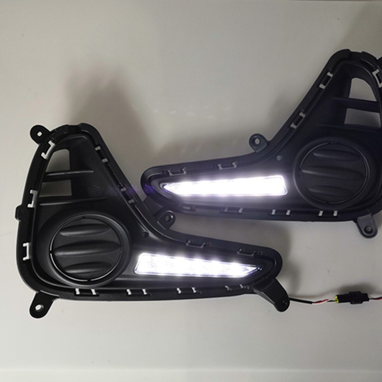Adecuado para moderno I10 luz diurna I10 LED conducción diurna fuera de la luz antiniebla marco modificación image 3