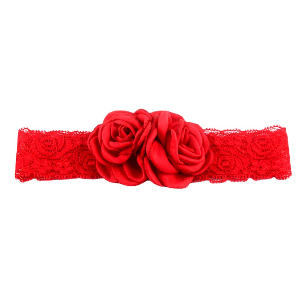 Children's hair accessory from pearl, shiffon headband, European style