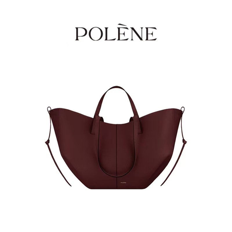 跨境爆款pol波灵恩翅膀包Cyme牛皮水桶包手提包托特大容量通勤女 - Thumbnail 18