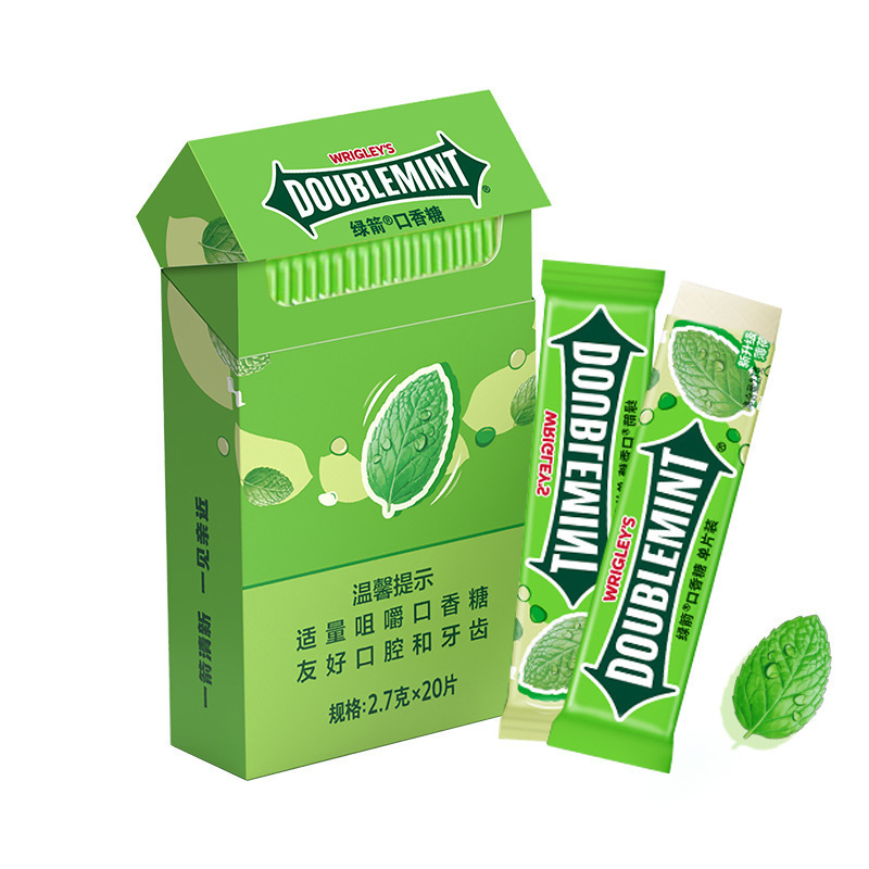 グリーンアロー タバコ箱入りチューインガム グリーングループ 箱入りチューインガム ミント風味 オリジナルフレーバー 独立した小包装 口臭|undefined