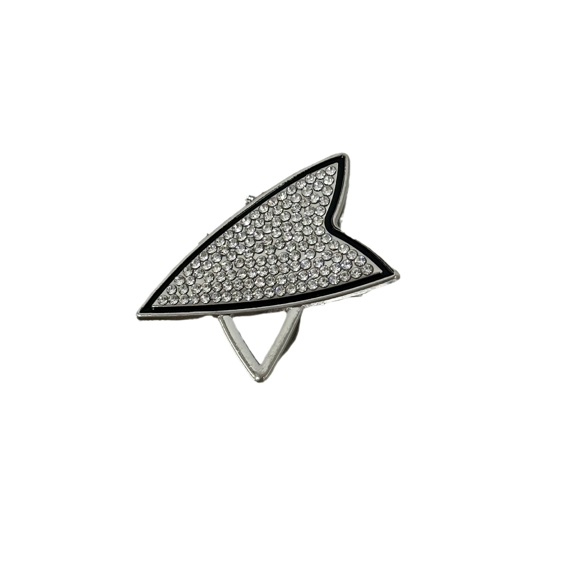 Y2g silver flash diamond star hairpin female forehead broken hair bangs clip sweet cool girl duckbill clip hairpin headdress_voghion.com