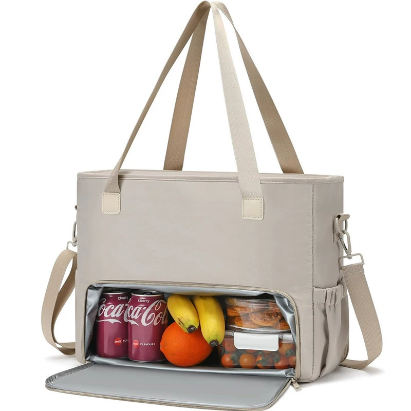 Американская фабричная сумка-ланчбокс 2 в 1, термоизолированная сумка для обеда, женская сумка для ноутбука