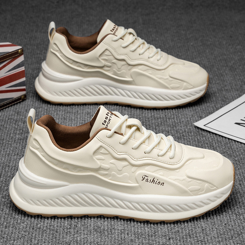 Zapatos de hombre invierno 2026 nuevos zapatos deportivos casuales de alta altura, zapatos de corrida de moda de hombre transpirables de hombre