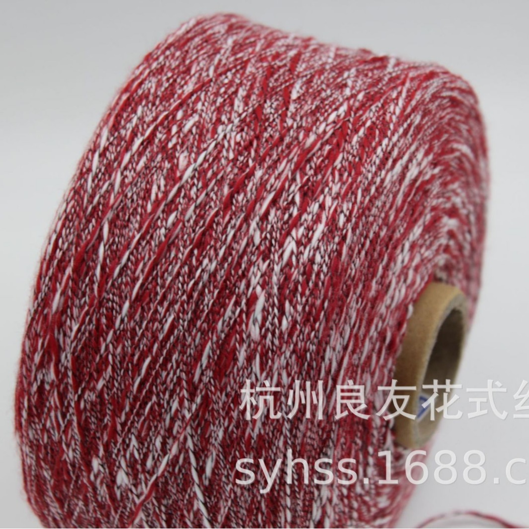 供应花式纱线1609#大肚纱用于帐蓬布的织造