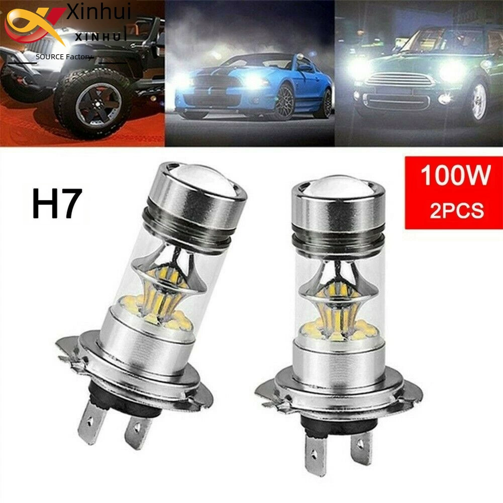 Кросс-борд горячая продажа автомобиль LED свет H7 100W противотуманка 20SMD H11 9005 9006 H4 фара