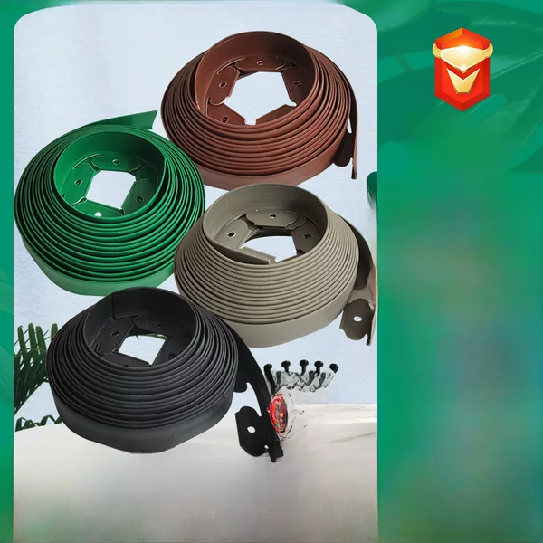 Cross-Border Grass and Stone Separation Strip, Garden Landscaping Divider, Multi-Functional Bendable Separation Strip, L-Shaped Greenery Separation Strip