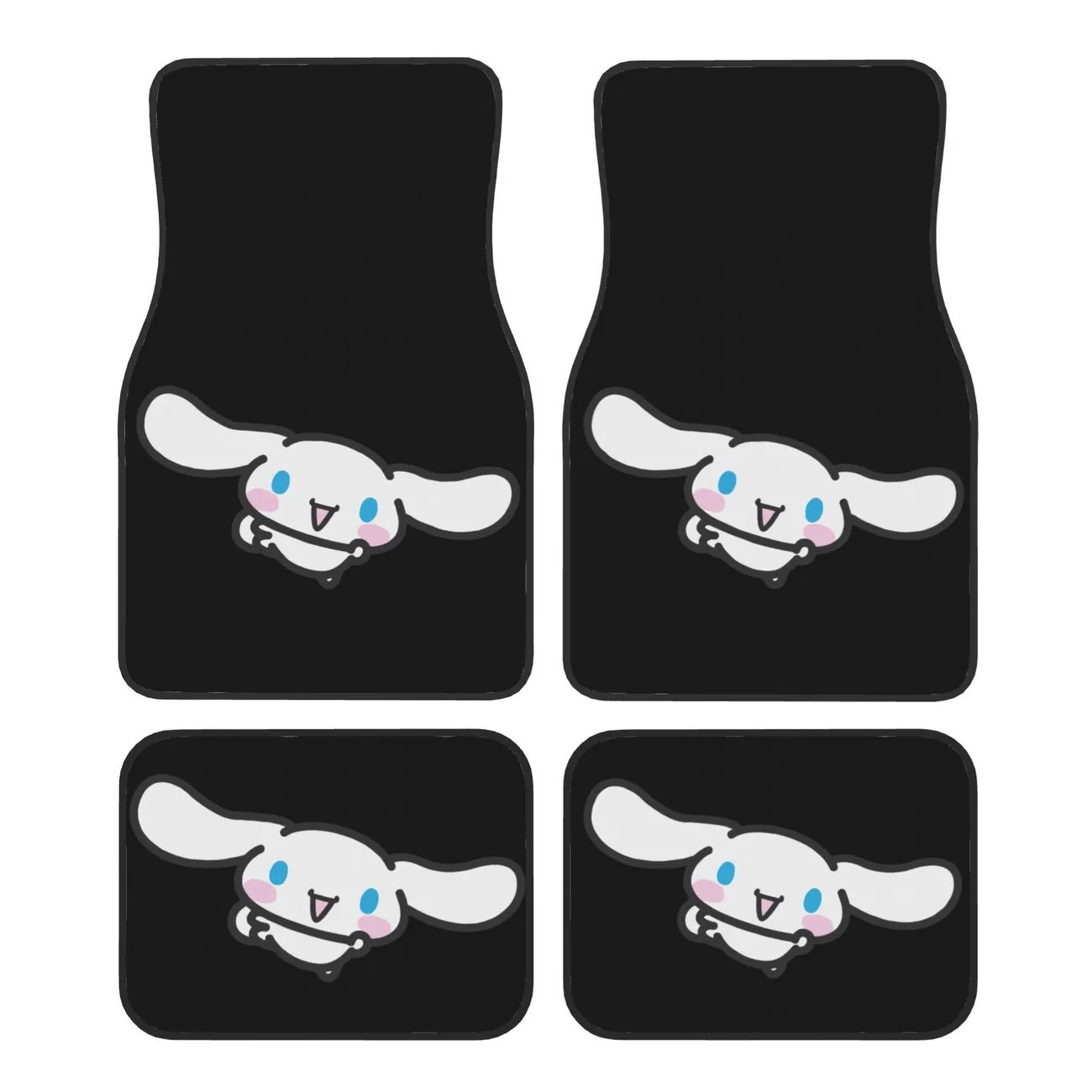 Cross-Border Sanrio Car Floor Mats for Main and Passenger Seats, Front and Rear Floor Mats, Amazon Temu Dropshipping Cartoon Foot Mats