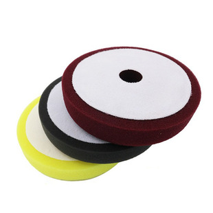 Factory wholesale car polishing waxing reduction disc waxing cotton flat sponge wheel coarse medium fine sponge disc polishing wheel