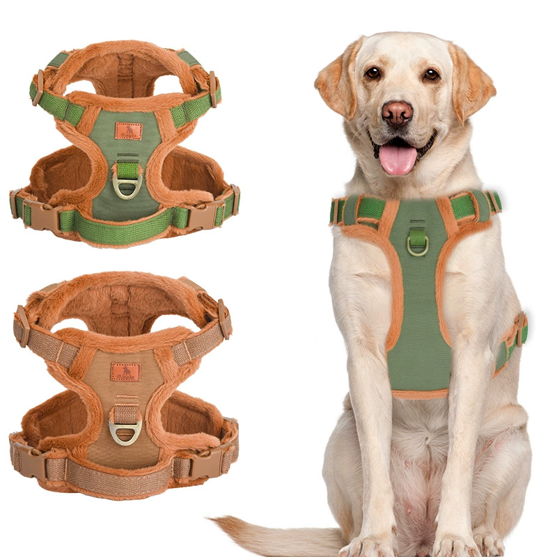 Теплый светоотражающий жилет для питомца из бархата, удобный поводок для собак малых и средних пород, прямые поставки с фабрики.