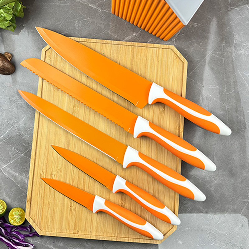 Juego de Cuchillos de Cocina de 6 Piezas de Acero Inoxidable