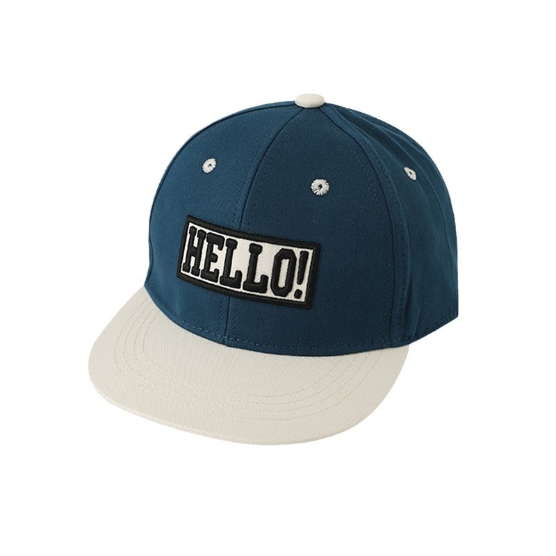 Sombreros de béisbol para niños sombreros de sol para niños hip hop sombreros de borde plano para niñas protección solar bebé primavera y otoño sombreros de lengua de pato marea