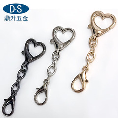 メーカー直販異形桃心犬ボタン保色アクセサリーアクセサリーdiyペンダント金属愛ハート型キーホルダー現物