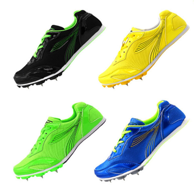 Jiajie Banfei Spike Shoes Medium and Short Running Shoes for Male and Female Students High School Entrance Examination Track and Field Competition Professional Sports Physical Test Spike Shoes Jiajie Banfei Spike Shoes Medium and Short Running Shoes for Male and Female Students High School Entrance Examination Track and Field Competition Professional Sports Physical Test Spike Shoes