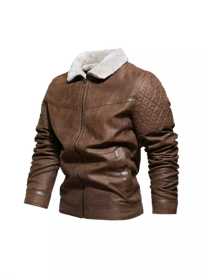 Демисезонное бархатное пальто, (трансграничная торговля), slim fit