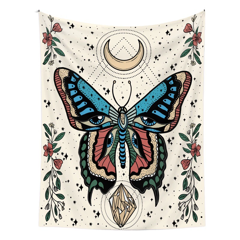 Семь прыжков Амазонка гобелен фон ткань ткань ветреная ткань декоративная ткань богемный гобелен бабочка гобелен