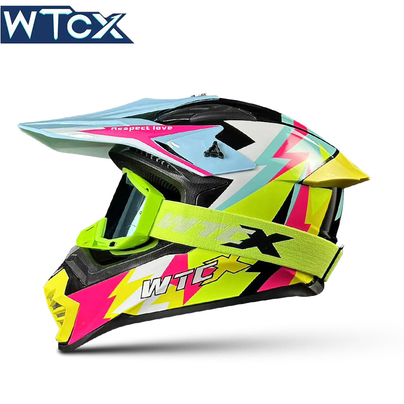Specialized for Foreign Trade Off-Road Helmets, Cycling Helmets, Downhill Helmets for Men and Women, Mountain Racing Helmets, Breathable Off-Road Dot Certification