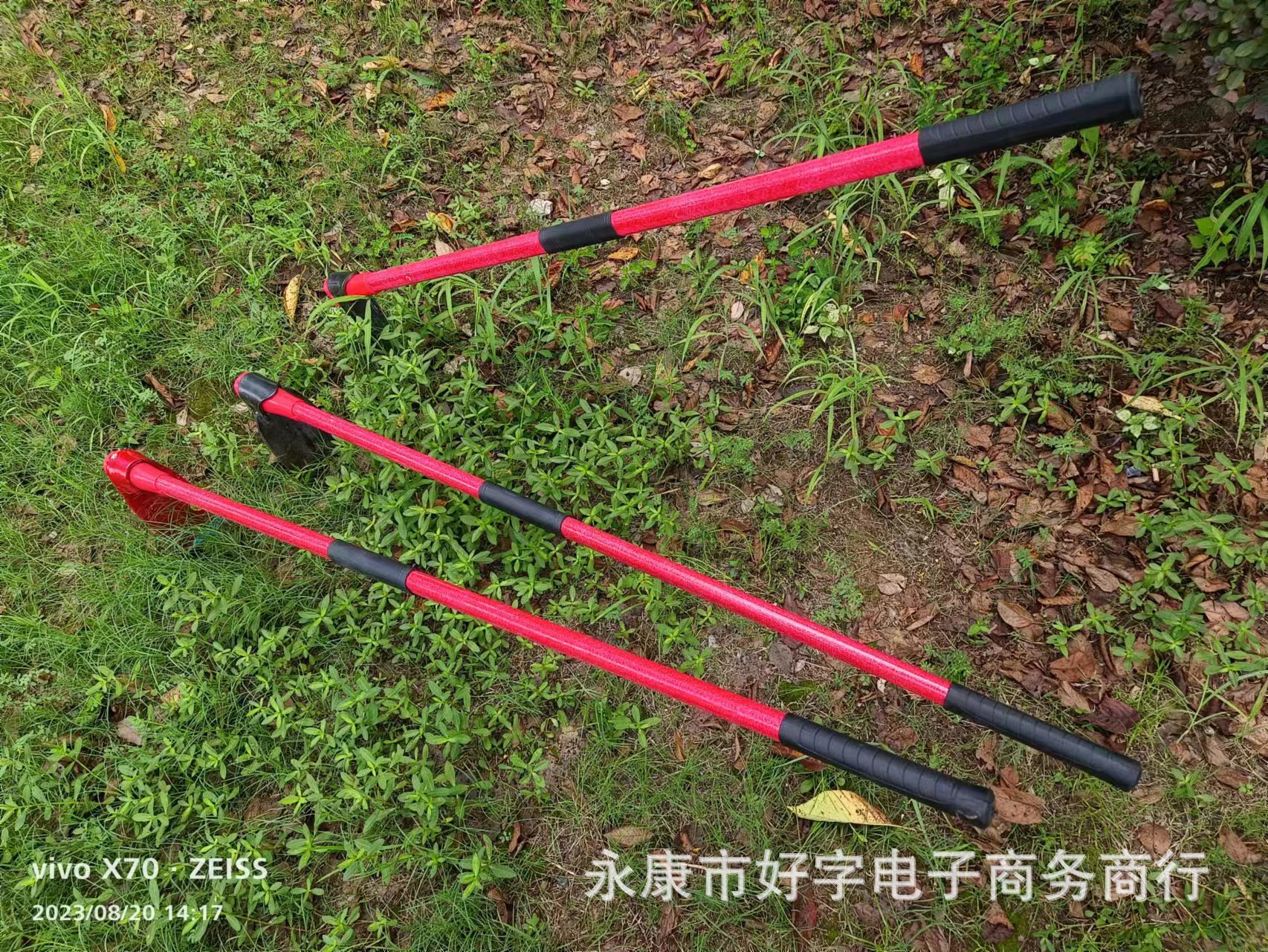 现货直销树脂马蹄形锄头柄D型树脂锄头把方头锄把树脂锄柄洋铲柄