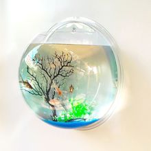 家居墙上水培花瓶挂壁花盆壁挂式鱼缸玄关客厅墙面花器装饰品墙饰