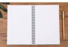 A5 cow card blank beige