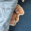 Teddy Bear Special-shaped bedroom carpet girl ins Room Bedside blanket Children&#39;s Room a living room tea table Rugs