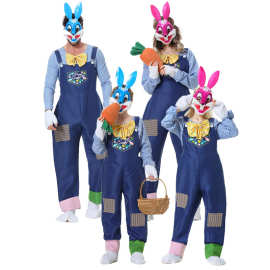 复活节服装兔子装面具派对衣服田园兔亲子派对角色扮演兔八哥朱迪