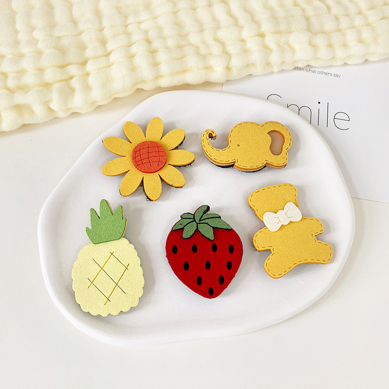 Fruit Velcro Broken Hair Stickers