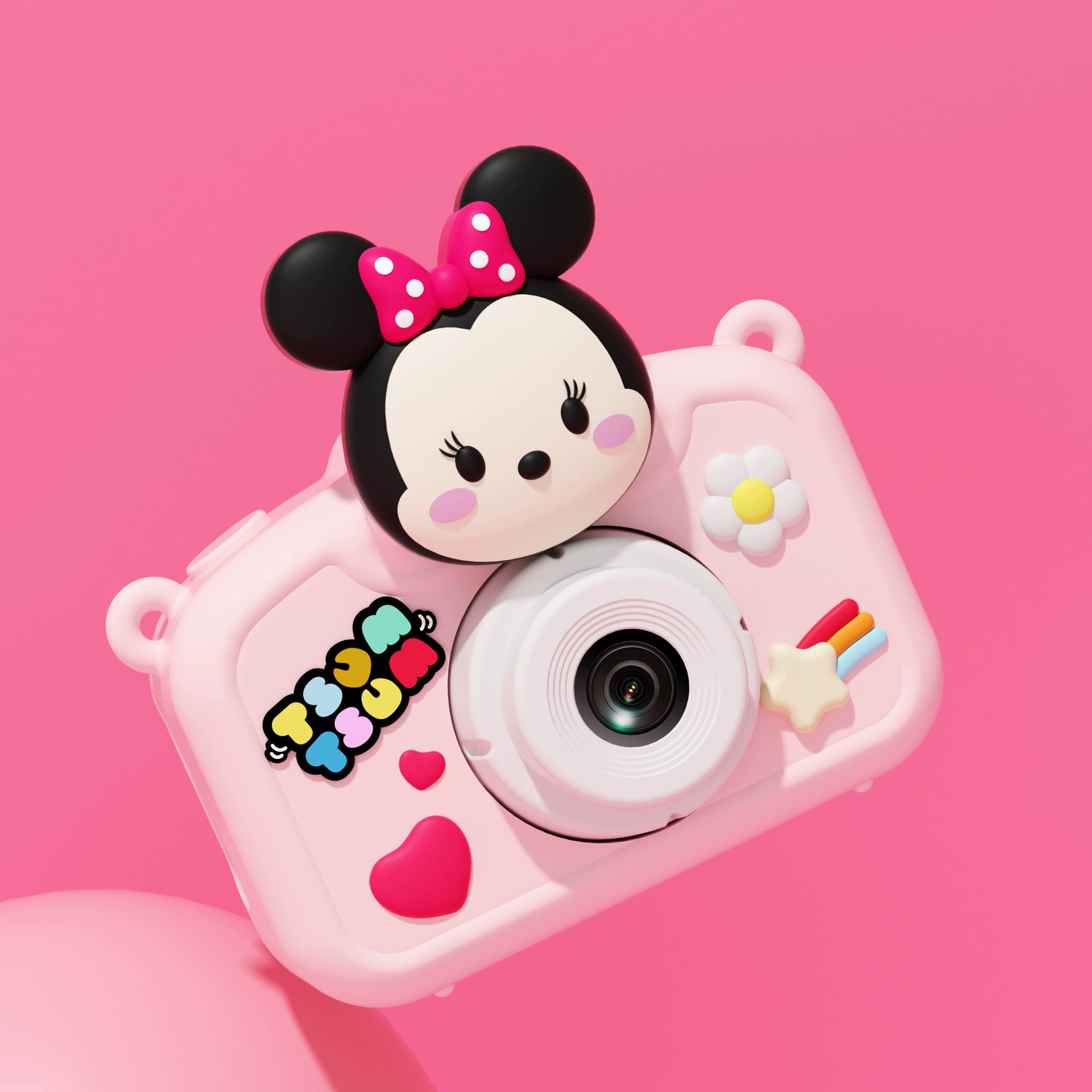 Клубника, мультяшный маленький фотоаппарат, забавная игрушка, подарок на день рождения