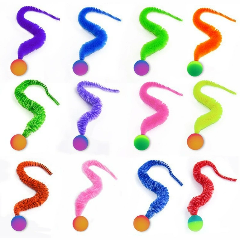 Трансграничная кошка с волосатым хвостом жука эластичные шарики игрушки от привет