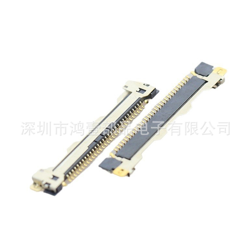 鸿壹EDP屏线座子LVDS系列电视显示屏0.5 20P/30P/40P连接器