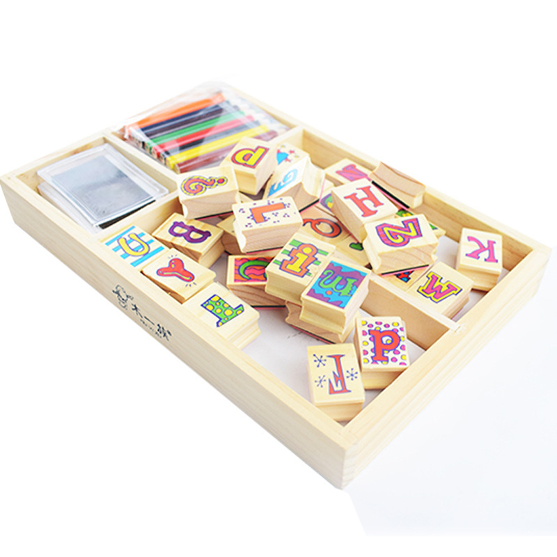 Juguetes de rompecabezas infantiles juegos de madera de juegos de madera de color DIY