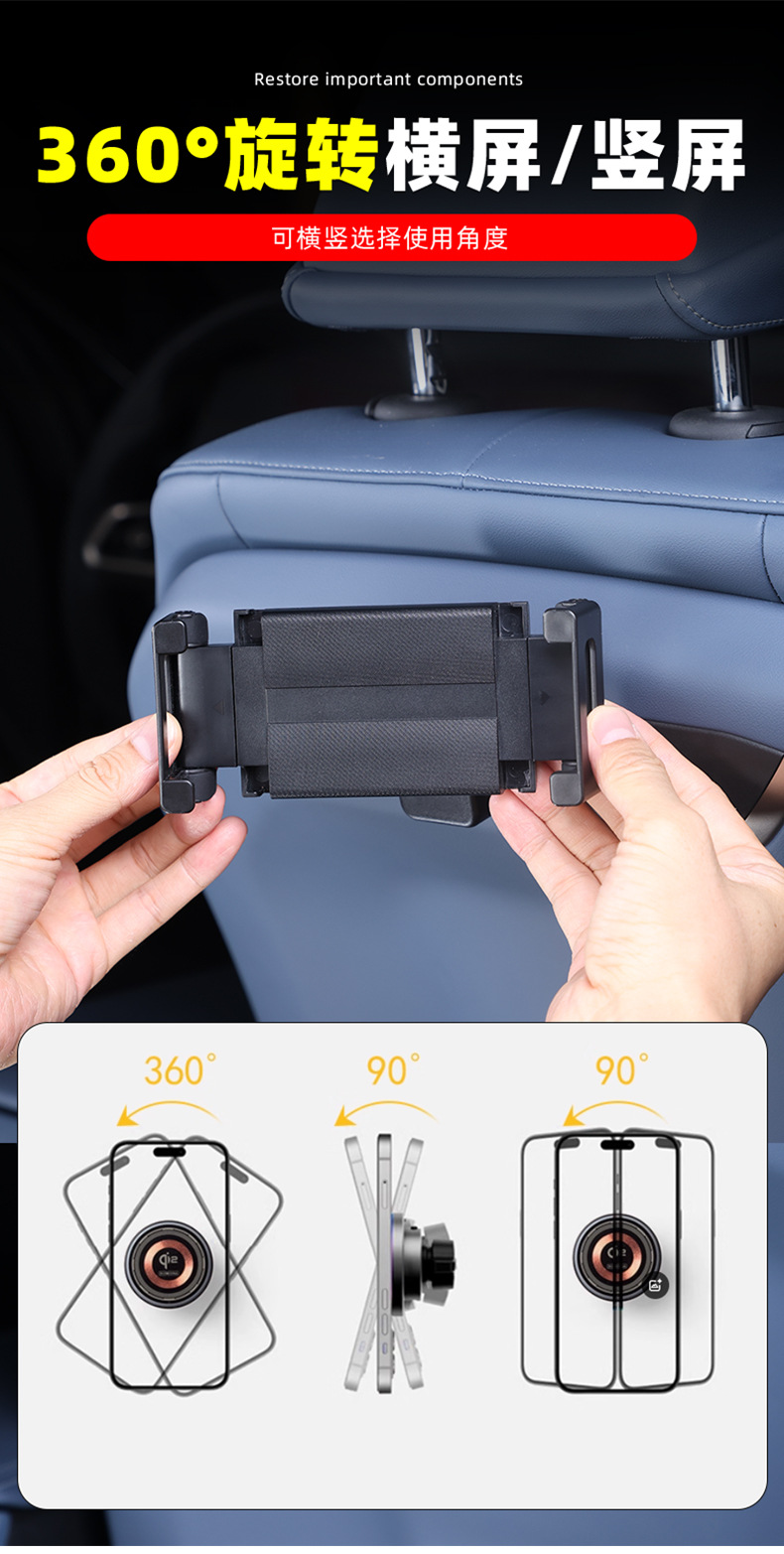 Rear Tablet Holder for BMW X3 X5 X7/5/7 Series i5 i7