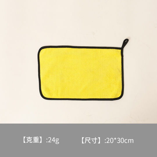 Pet absorbent towel thickened dog cat quick-drying bath towel soft coral fleece bath towel factory direct sales
