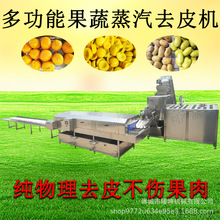 全自动土豆削皮机 马铃薯红薯蒸汽去皮机 多功能不锈钢高温烫皮机