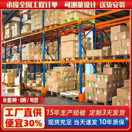 重型货架库房高位货架仓库托盘货架加厚横梁式货架重型仓储货架