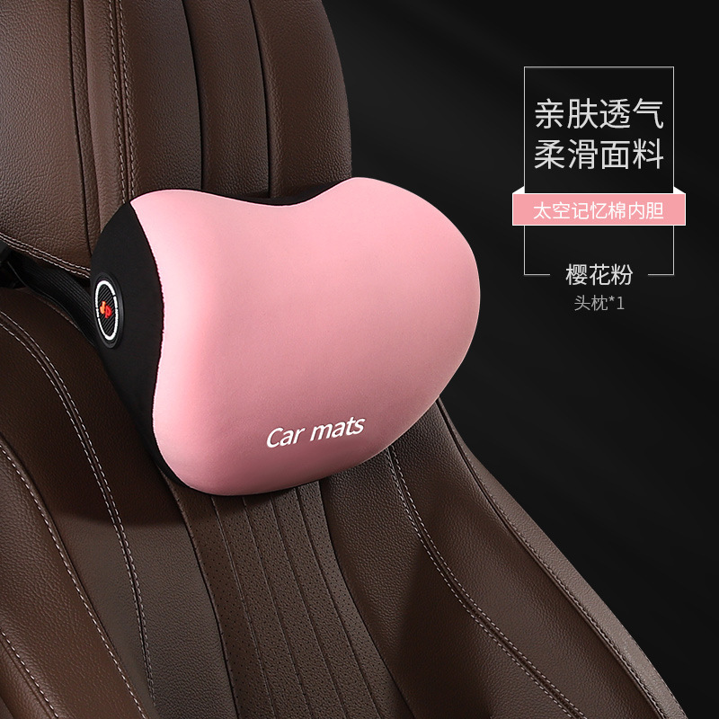 De gama alta reposacabezas del coche soporte lumbar fábrica al por mayor coche de espuma de memoria cojín lumbar respaldo almohada lumbar almohada del cuello del coche almohada image 9