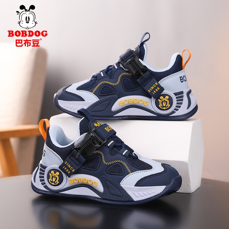 Lightweight autumn mesh breathable running sneakers for boys