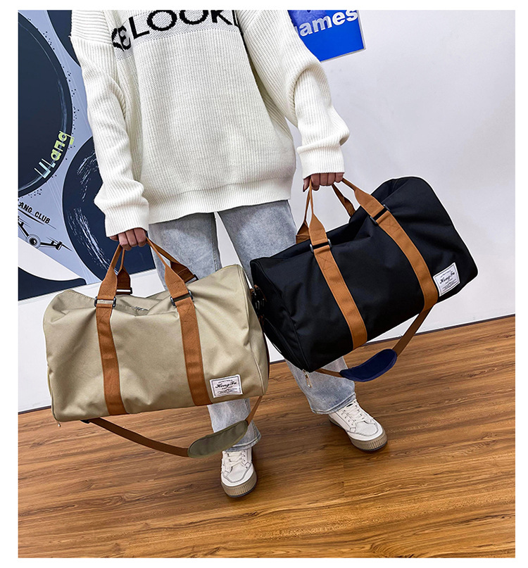 Dry wet separation luggage bag, men's fitness bag, leisure sports travel bag, handbag_voghion.com