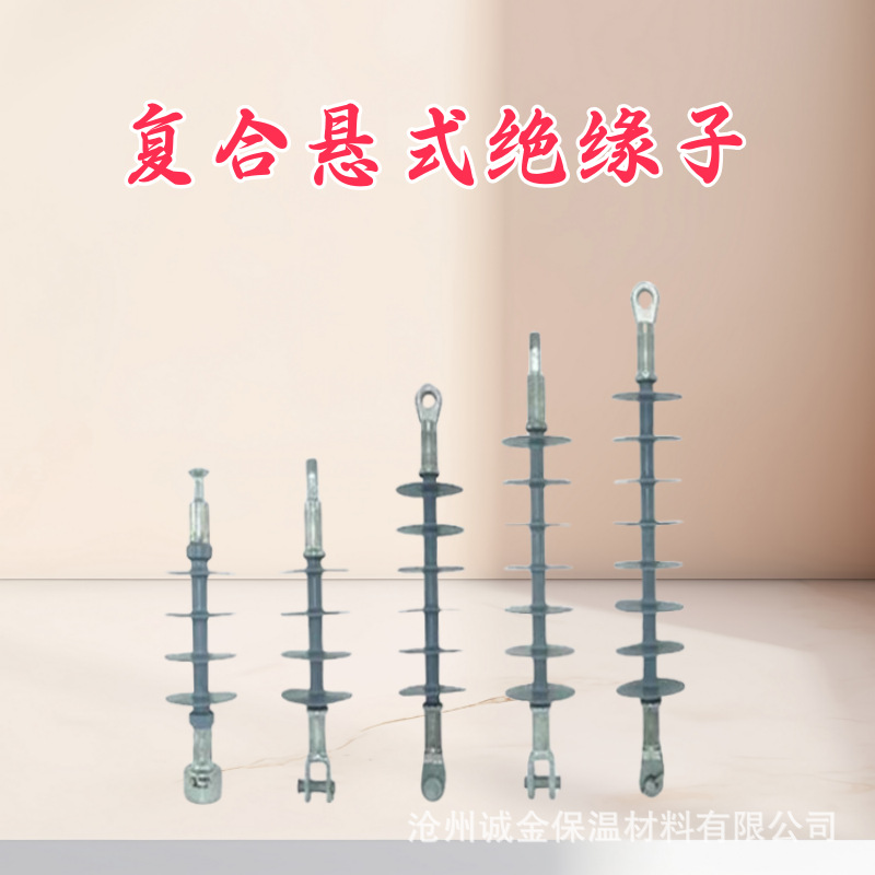 跨境FXBW4-220/100/120棒形悬式高压复合硅橡胶绝缘子220kv