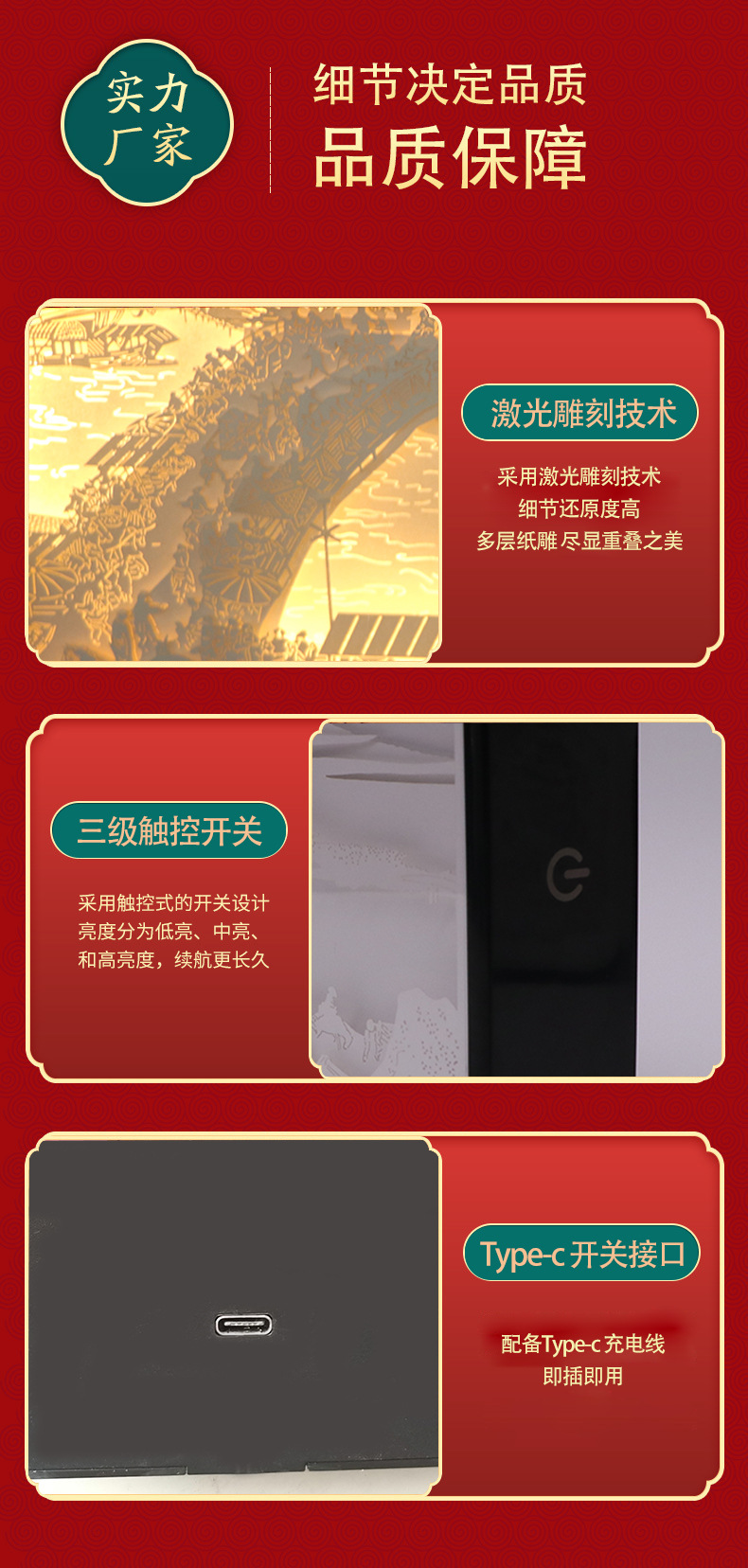【源头厂家】名画立体纸质纸雕灯清明上河图光影纸雕灯