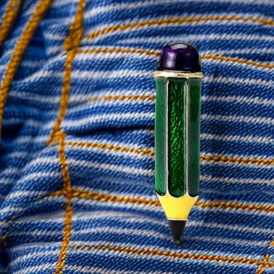 New Fashion Creative Alloy Enamel Yaxa sancaqları - green-size-3607weight-36g